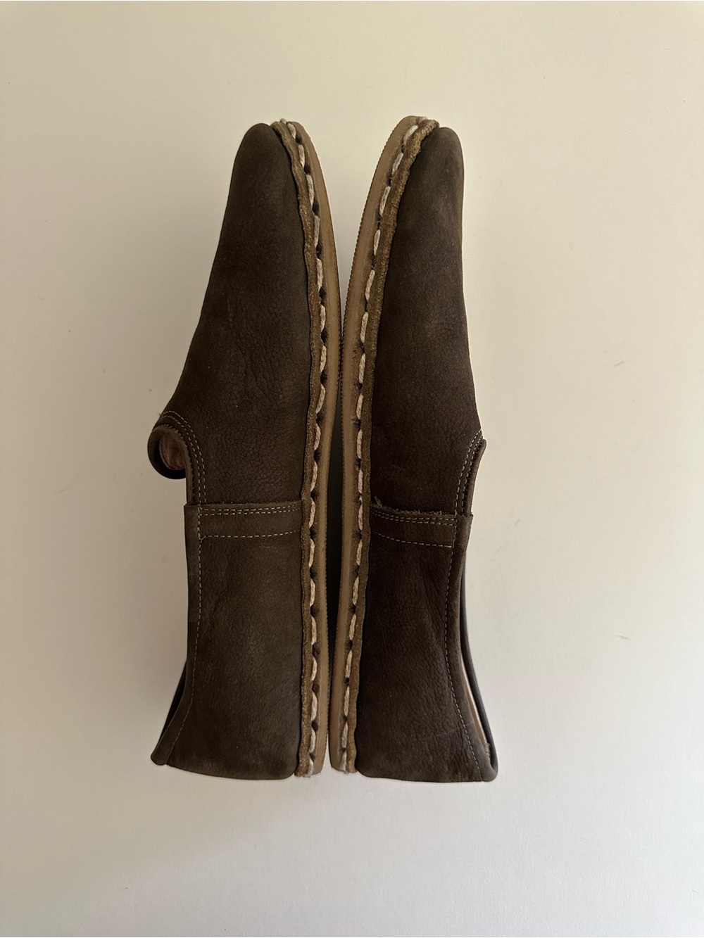 Sabah handmade slip-on Brown Suede Leather Shoes - Picture 9 of 9